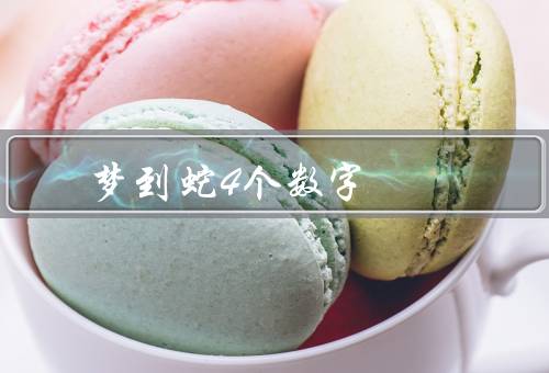 梦到蛇4个数字，梦见蛇／四个数字／梦境的解释