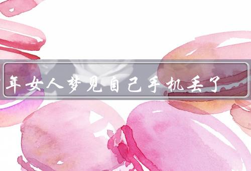 中年女人梦见自己手机丢了（噩梦的开始／失去的担忧／反思与改变）