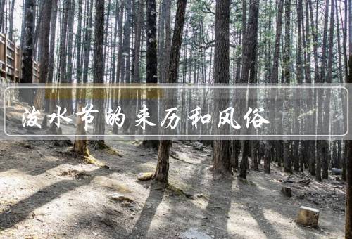 泼水节的来历和风俗（来历／风俗／寓意）