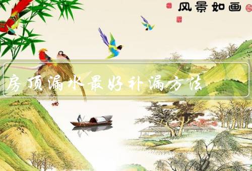 房顶漏水最好补漏方法，检查漏水点／修补瓦片或防水层