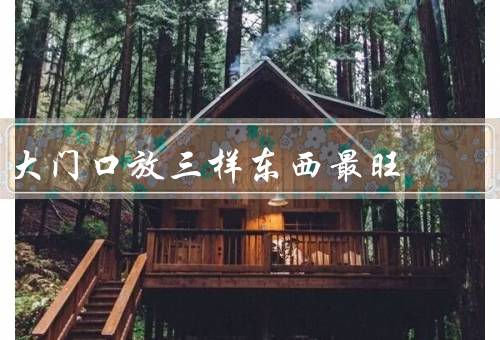 大门口放三样东西最旺，植物、摆设、光线
