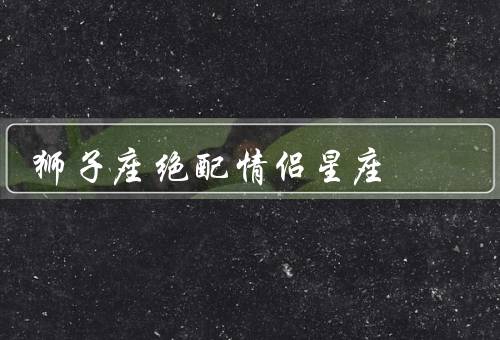 狮子座绝配情侣星座，白羊座／射手座／天秤座