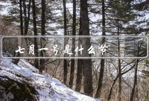 七月一号是什么节，由来／庆祝方式／意义