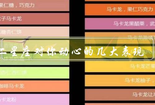 十二星座对你动心的几大表现（细心体贴／幽默风趣／忠诚可靠）