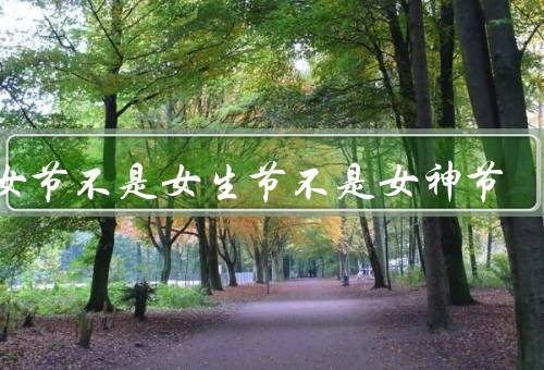 妇女节不是女生节不是女神节（起源／意义／庆祝方式）