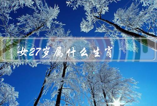 女27岁属什么生肖（女性27岁的生肖、生肖的意义）