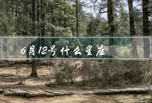 6月12号什么星座（性格特点、爱情观、职业发展）
