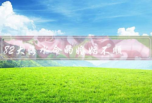 82大海水命的婚姻不顺（婚姻的起伏／需要相互包容／寻求专业帮助）
