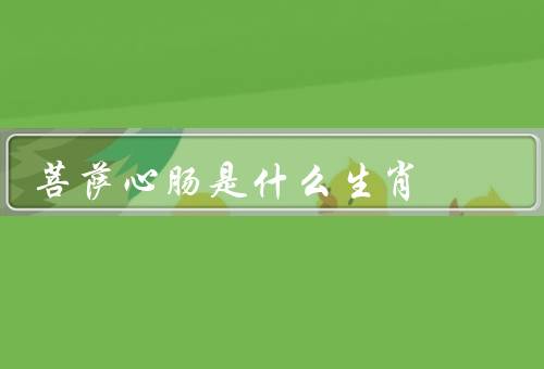 菩萨心肠是什么生肖，慈悲心／宽容心／善良心