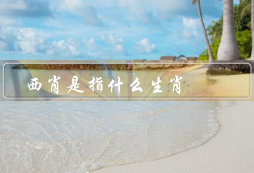西肖是指什么生肖，来历／象征意义／与人关系