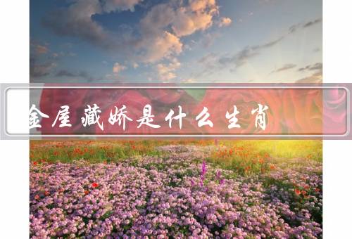 金屋藏娇是什么生肖，生肖属猴／生肖属猴