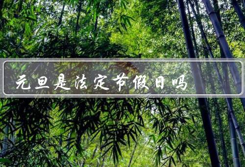 元旦是法定节假日吗，法定地位／历史渊源／庆祝方式