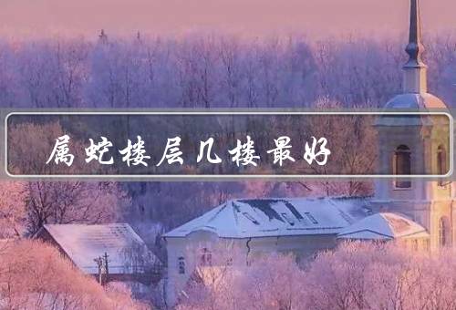 属蛇楼层风水几楼最好（光线明亮的楼层、高楼层、远离厕所的楼层）