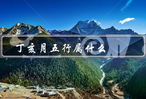 丁亥月五行属什么，特点、五行属性、运势