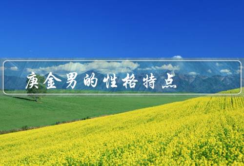 庚金男的性格特点，热情好客／乐观向上／坚持努力