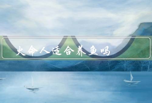 火命人适合养鱼吗（能够缓解火命人的压力）