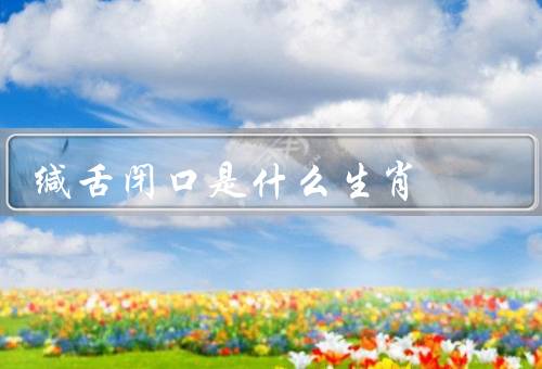 缄舌闭口是什么生肖（个性特点／职业选择／人际关系）