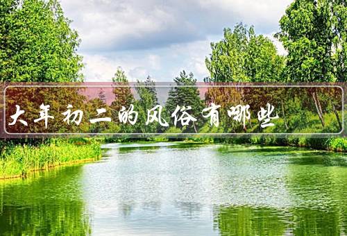大年初二的风俗有哪些，拜年／走亲访友／吃年饭
