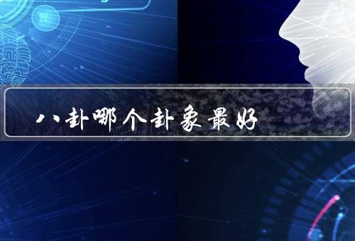 八卦哪个卦象最好，无妄卦／离卦／坤卦