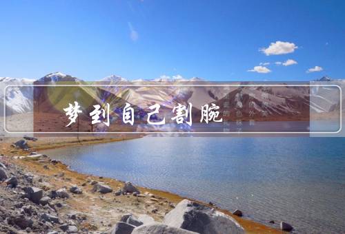 梦到自己割腕自杀（自杀背后的心理压力）