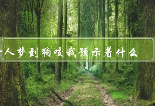 女人梦到狗咬我预示着什么（潜意识的警示／人际关系的压力）