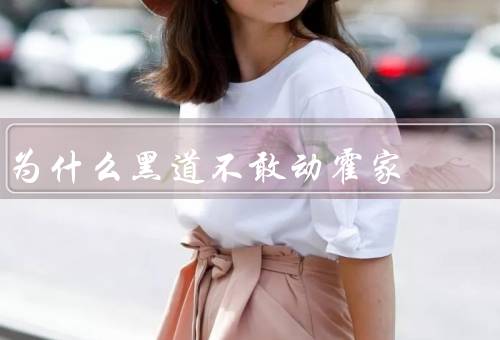 为什么黑道不敢动霍家，背景实力、人脉关系、对黑道威慑力