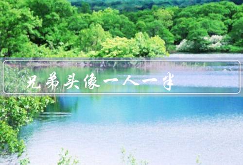 兄弟头像一人一半，兄弟情深／友情展示／信任与支持
