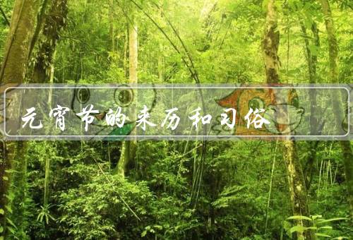 元宵节的来历和习俗，来历、习俗、总结