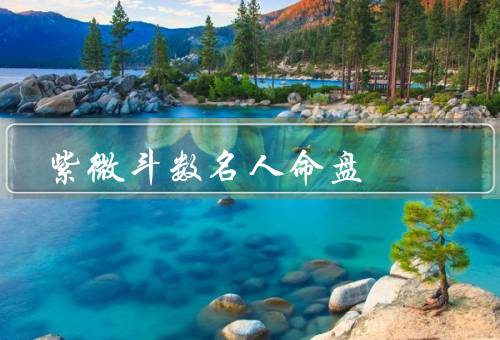 紫微斗数名人命盘（乾隆、李白、李小龙）
