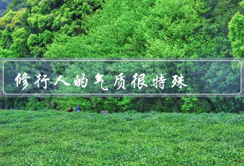 修行人的气质很特殊，沉稳／慈悲／超凡力量