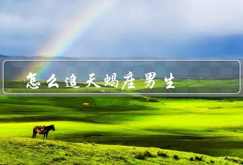 怎么追天蝎座男生，了解他的喜好／展现自信和坚定的态度
