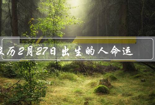 农历2月27日出生的人命运（聪明才智、坚毅与决断、创造力和潜力）