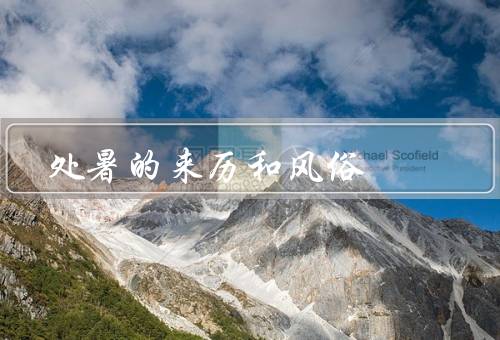 处暑的来历和风俗（来历／民俗风俗／养生之道）