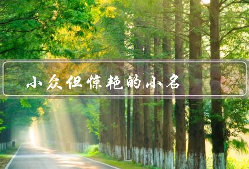 小众但惊艳的小名，悠然、瑞雪、浩然
