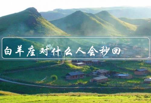 白羊座对什么人会秒回，热情开朗的人、思维敏捷的人、直率坦诚的人