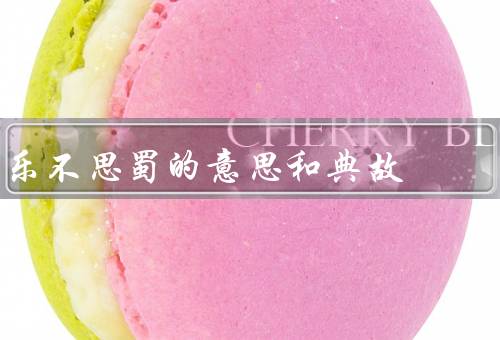 乐不思蜀的意思和典故（典故、孔明计策、意义）