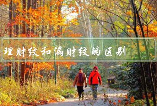 理财纹和漏财纹的区别，理财纹／漏财纹／总结