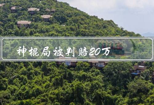 神棍局被判赔20万，迷信组织的危害／法律打击迷信组织的重要意义