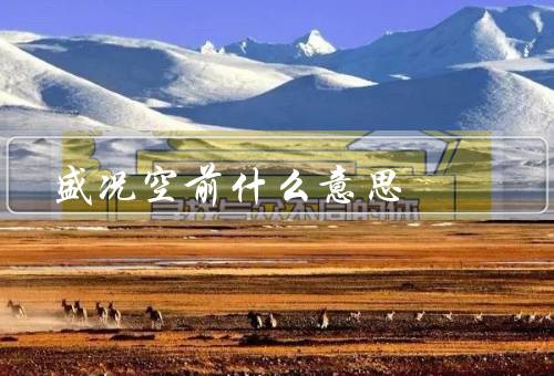 盛况空前什么意思（意义、例子）