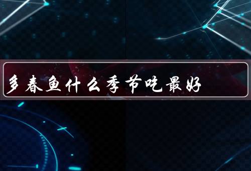 多春鱼什么季节吃最好（春季／夏季／秋季）