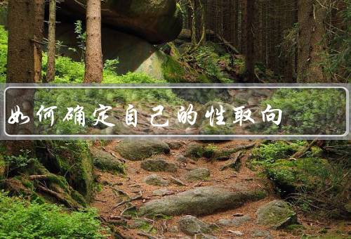 如何确定自己的性取向，自我观察／接触不同性取向的人群