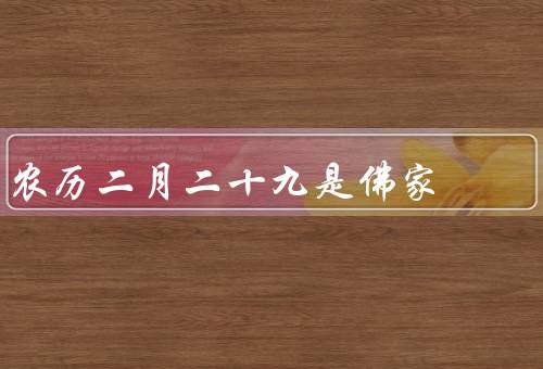 农历二月二十九是佛家（佛陀的生平、佛的生日庆祝、佛教的普及）
