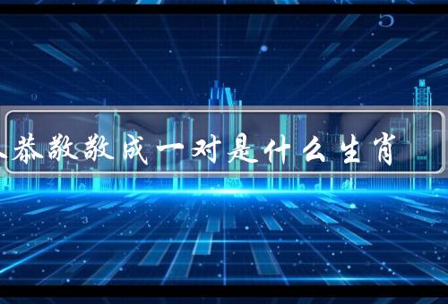 恭恭敬敬成一对是什么生肖（春节习俗／象征意义／特点）