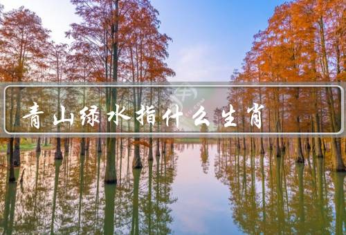 青山绿水指什么生肖（龙／马／狗）