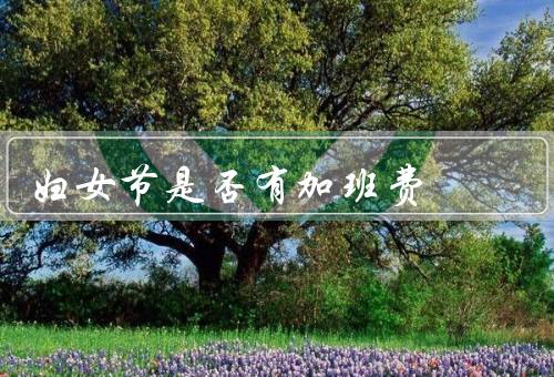 妇女节是否有加班费（妇女节应享受加班费、加班费与性别无关）
