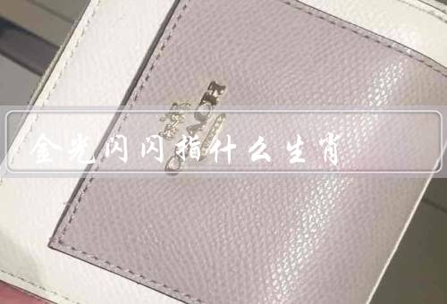 金光闪闪指什么生肖，特点／金光闪闪象征／发展与建议