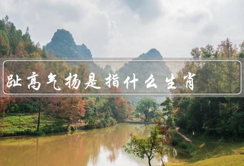 趾高气扬是指什么生肖，鼠年出生的人趾高气扬、自信自满的表现