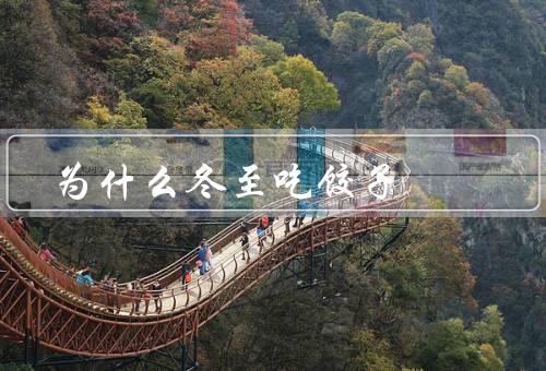为什么冬至吃饺子（寓意／营养／传统文化传承）