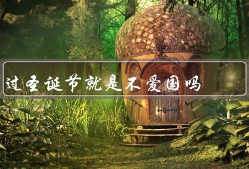过圣诞节就是不爱国吗，与爱国主义／商业化与传统文化保护
