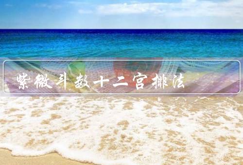 紫微斗数十二宫排法，十二宫排法／排法原理／运用方法